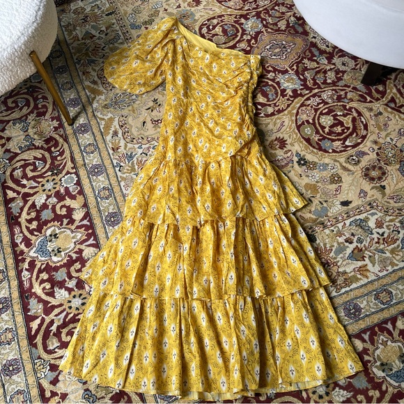 Veronica Beard NWT Virginia one shoulder dress - Picture 13 of 14